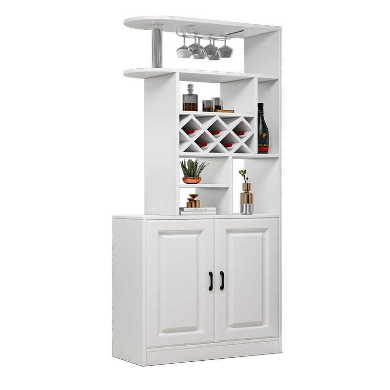 Rectangle Wooden Modern 78.74" Tall Accent Cabinet with Shelves