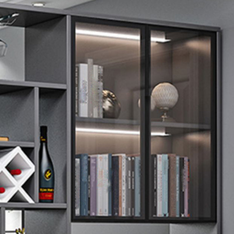 Rectangle Wooden Modern 78.74" Tall Accent Cabinet with Shelves