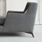 Upholstered Chaise Lounge Couch Micro-Fabric Chaise Lounge Chair Scandinavian Chaise Clearhalo 'Chairs & Seating' 'Chaise Lounge' 'chaise_lounge' 'furn' 'furn_chaise_lounge' 'Furniture' 'Living Room Furniture' 7663034
