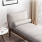 Scandinavian Removal Upholstered Chaise Lounge Couch Two Arms Chaise