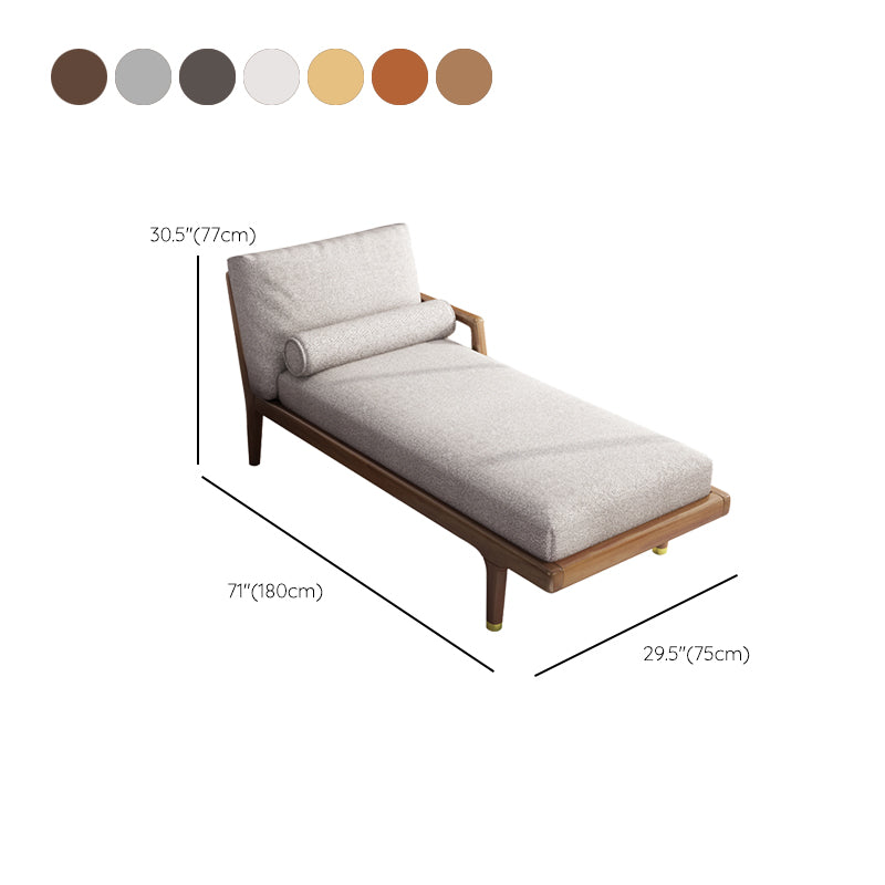 Scandinavian Removal Upholstered Chaise Lounge Couch Two Arms Chaise