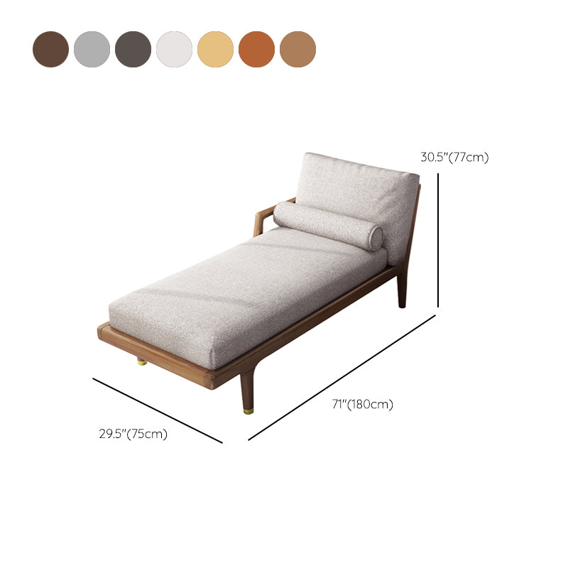 Scandinavian Removal Upholstered Chaise Lounge Couch Two Arms Chaise