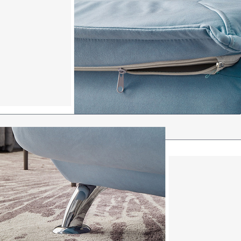 Modern Cushioned Chaise Lounge Armless Chaise for Living Room Adjustable Chaise Clearhalo 'Chairs & Seating' 'Chaise Lounge' 'chaise_lounge' 'furn' 'furn_chaise_lounge' 'Furniture' 'Living Room Furniture' 7663073