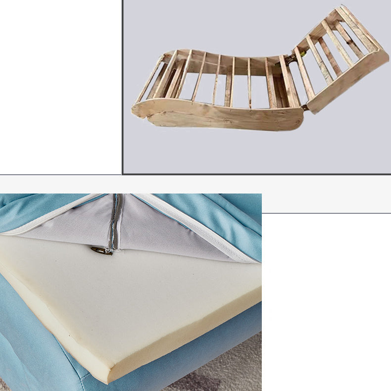 Modern Cushioned Chaise Lounge Armless Chaise for Living Room Adjustable Chaise Clearhalo 'Chairs & Seating' 'Chaise Lounge' 'chaise_lounge' 'furn' 'furn_chaise_lounge' 'Furniture' 'Living Room Furniture' 7663075