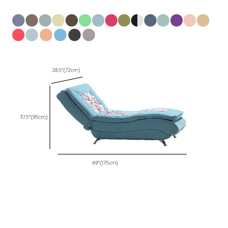 Modern Cushioned Chaise Lounge Armless Chaise for Living Room Adjustable Chaise Clearhalo 'Chairs & Seating' 'Chaise Lounge' 'chaise_lounge' 'furn' 'furn_chaise_lounge' 'Furniture' 'Living Room Furniture' 7663096