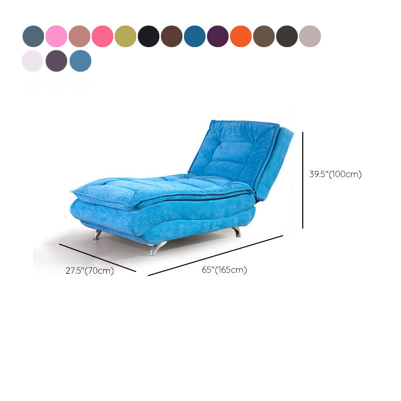 Chaise salon chaise réglable pour le salon avec base en métal