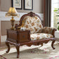 French Country Nailhead Trim Chaise Lounge Couch One Armed Chenille Lounge Chair Clearhalo 'Chairs & Seating' 'Chaise Lounge' 'chaise_lounge' 'furn' 'furn_chaise_lounge' 'Furniture' 'Living Room Furniture' 7663129
