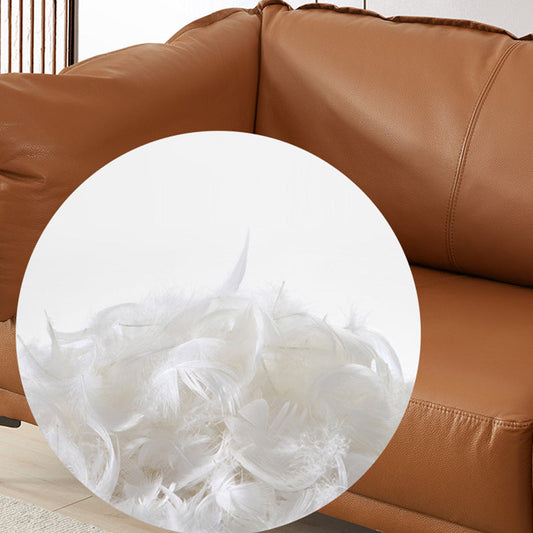 Set stazionario in pelle vera al braccio quadrato contemporaneo