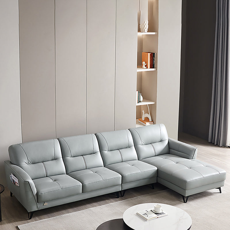 Divano sezionale set set set di divano set da divano sezionale in fico contemporaneo del braccio svasato