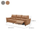 Genuine Leather Flared Arm Sectional -Contemporary Power Recliner Sectional Couch Clearhalo 'furn' 'furn_sectionals' 'Furniture' 'Living Room Furniture' 'Sectionals' 7663468