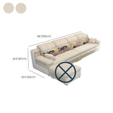 Skandinavisches Kissen Top Arm Sektionen Sofa, Kunstleder Chesterfield Sektionen