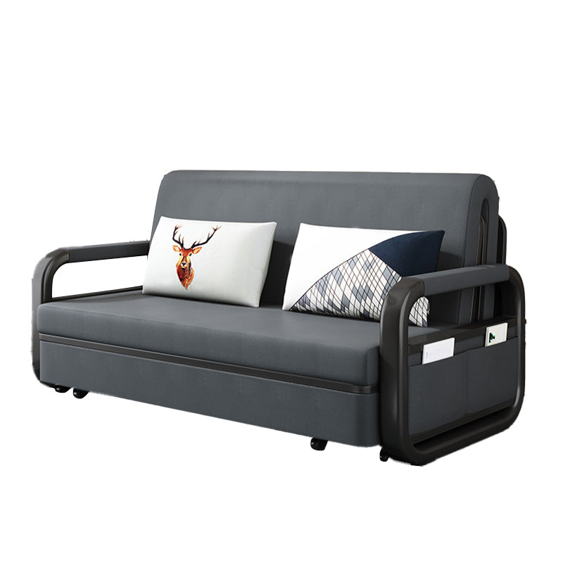 Divano per dormiente futon in finta pelle con divano scandinavo