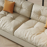 Scandinavian Futon Set with Mattress Faux leather Futon with Storage