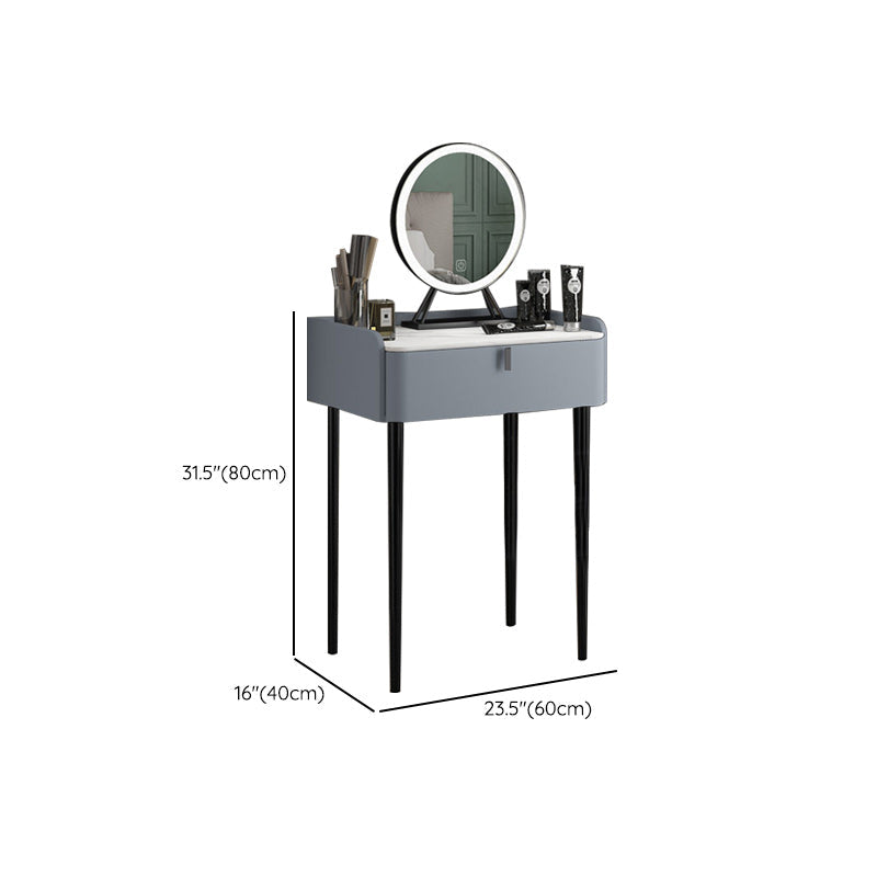 15 "brede hedendaagse make-up ijdelheid spiegelkruidtafel met lade