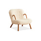 Contemporary Accent Armchair in Solid Wood Frame with Tight Back Clearhalo 'Accent Chairs' 'accent_chairs' 'Chairs & Seating' 'furn' 'furn_accent_chairs' 'Furniture' 'Living Room Furniture' 7664063