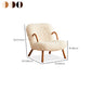 Contemporary Accent Armchair in Solid Wood Frame with Tight Back Clearhalo 'Accent Chairs' 'accent_chairs' 'Chairs & Seating' 'furn' 'furn_accent_chairs' 'Furniture' 'Living Room Furniture' 7664076