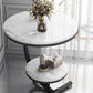 Contemporary 21.7-inch End Table with 1-shelf Metal C Nesting Tables