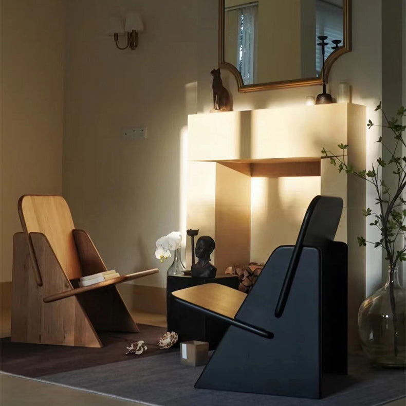 Scandinavian Living Room Lounge Chair Wooden Accent Room Chair Clearhalo 'Accent Chairs' 'accent_chairs' 'Chairs & Seating' 'furn' 'furn_accent_chairs' 'Furniture' 'Living Room Furniture' 7664265