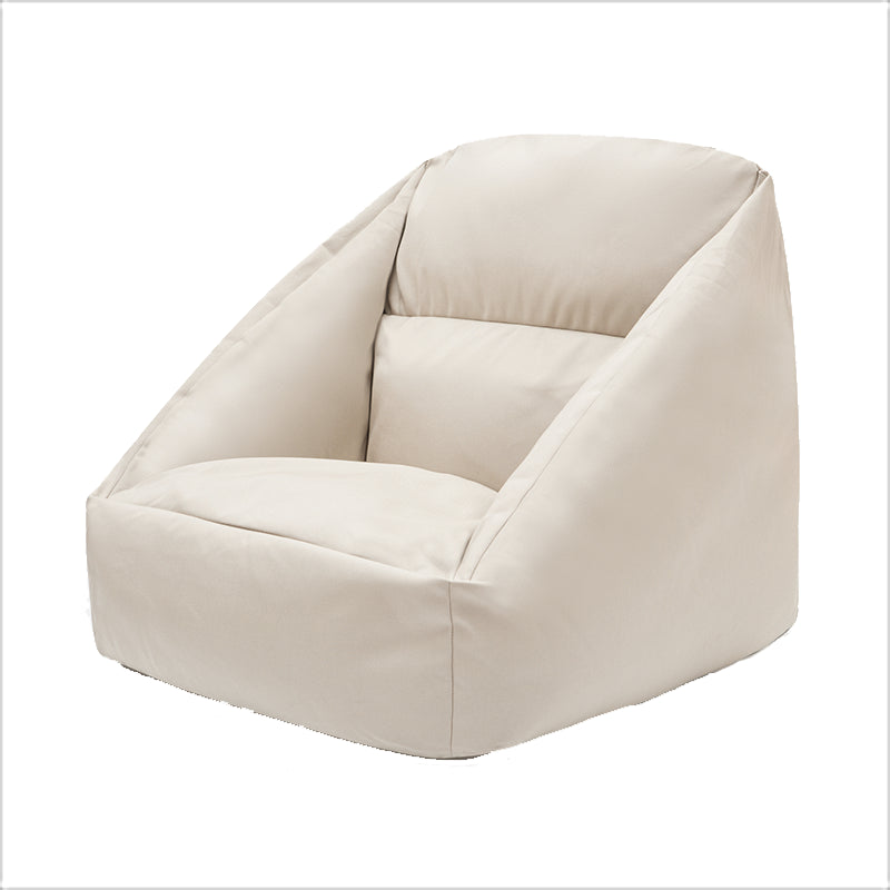 Scandinavian Living Room Chesterfield Chair Solid Color Chesterfield Chair Off-White Synthetic 1 Piece Clearhalo 'Accent Chairs' 'accent_chairs' 'Chairs & Seating' 'furn' 'furn_accent_chairs' 'Furniture' 'Living Room Furniture' 7664384