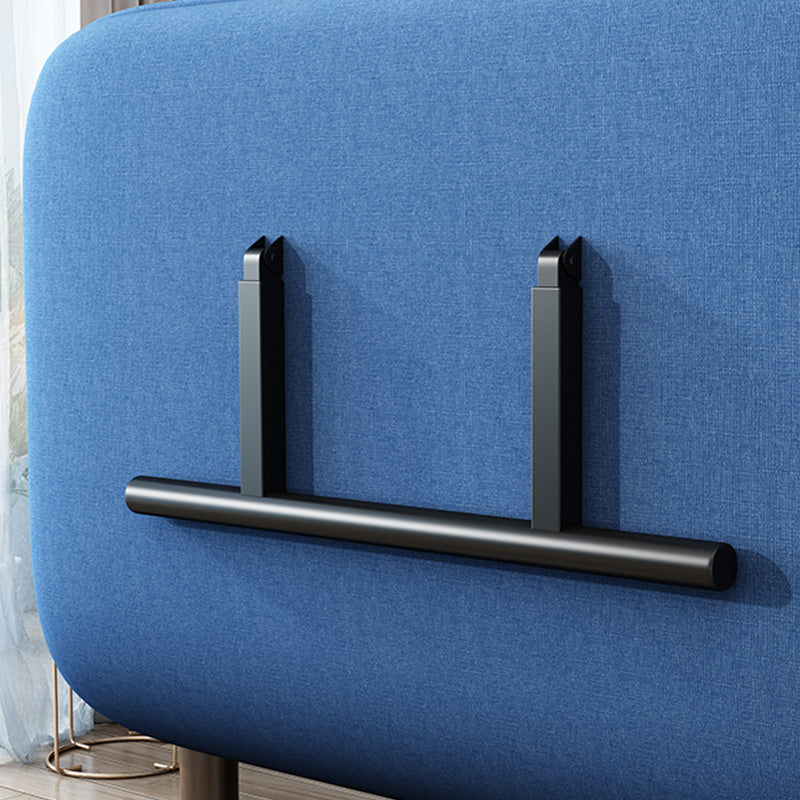 Divano letto di futon contemporaneo con 2 cuscini e cuscino indietro nella miscela di lino