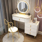 Removable Makeup Counter Bedroom Vanity Dressing Table with Lighted Mirror