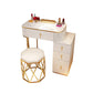 Removable Makeup Counter Bedroom Vanity Dressing Table with Lighted Mirror