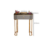 Removable Makeup Counter Bedroom Vanity Dressing Table with Lighted Mirror