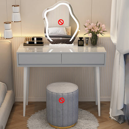 Removable Makeup Counter Wooden Vanity Dressing Table with Drawer