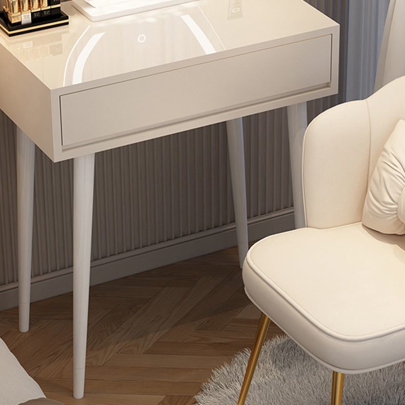 Removable Makeup Counter Wooden Vanity Dressing Table with Drawer