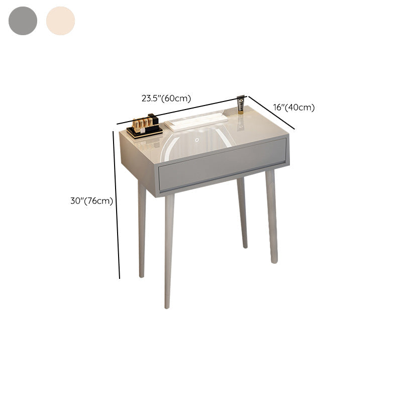 Removable Makeup Counter Wooden Vanity Dressing Table with Drawer