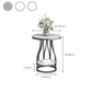 24.8" Tall Round Side Accent Table Metal Frame Nesting End Table Clearhalo 'Coffee & Accent Tables' 'End & Side Tables' 'end_side_tables' 'furn' 'furn_end_side_tables' 'Furniture' 'Living Room Furniture' 7664784