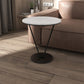 23.6" Tall Cross Legs Side Table Modernistic Metal Side End Snack Table Clearhalo 'Coffee & Accent Tables' 'End & Side Tables' 'end_side_tables' 'furn' 'furn_end_side_tables' 'Furniture' 'Living Room Furniture' 7664882