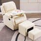 Positie Lock Recliner Extended Footstest Recliner stoel in faux leer