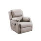Positie Lock Recliner Extended Footstest Recliner stoel in faux leer
