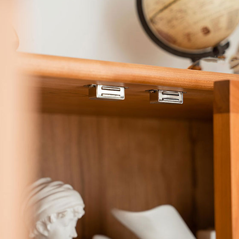 Simplicity Rectangle Storage Cabinet Solid Wood Accent Cabinet Clearhalo 'Cabinets & Chests' 'cabinets_chests' 'furn' 'furn_cabinets_chests' 'Furniture' 'Living Room Furniture' 7665185