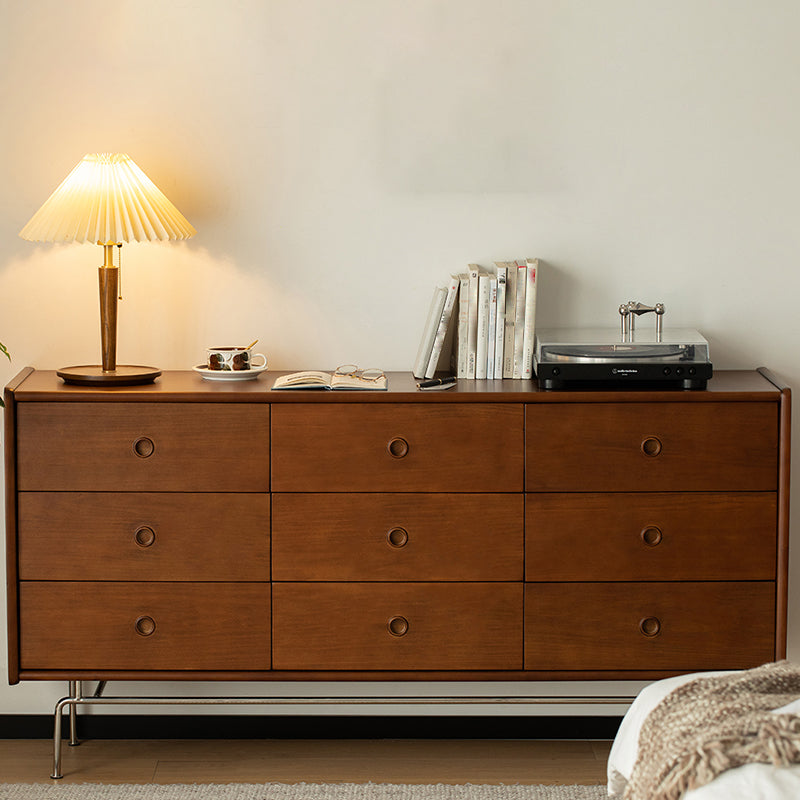Minimalism Brown Accent Chest Rectangle Chest with Drawers for Living Room Clearhalo 'Cabinets & Chests' 'cabinets_chests' 'furn' 'furn_cabinets_chests' 'Furniture' 'Living Room Furniture' 7665234