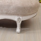 Chaise longue rembourrée Glam, chaise longue à accoudoirs roulés