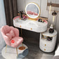 Removable Makeup Counter Lighted Mirror Vanity Dressing Table for Bedroom