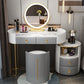 Removable Makeup Counter Lighted Mirror Vanity Dressing Table for Bedroom