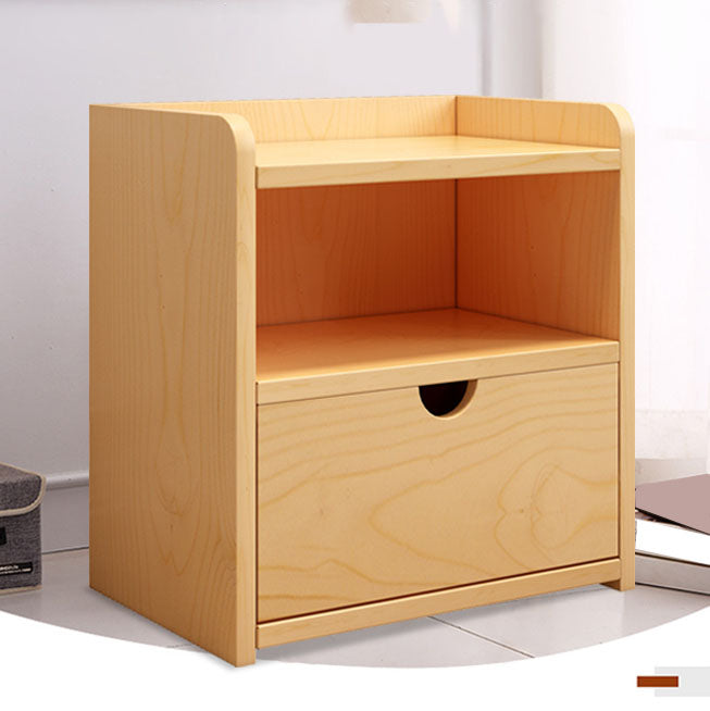 Nightand de table de table à accent de pin scandinave 20 "de haut avec tiroir