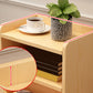 Nightand de table de table à accent de pin scandinave 20 "de haut avec tiroir
