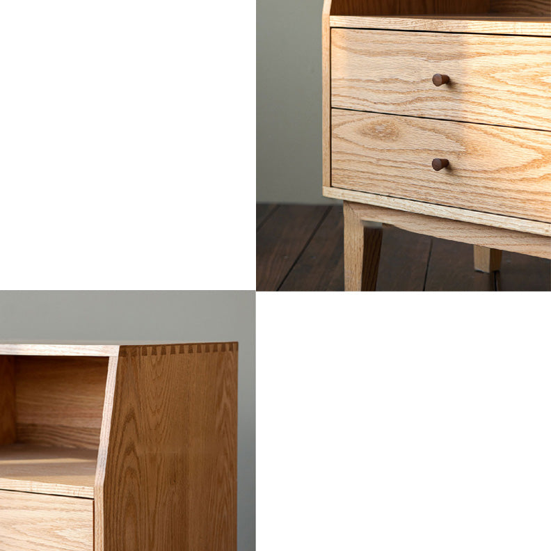 伝統的な引き出しにはアクセントテーブルナイトスタンドが含まれていました。