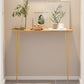 Rectangle Shape Contemporary Console Table Natural Console Sofa Table with 2 Legs