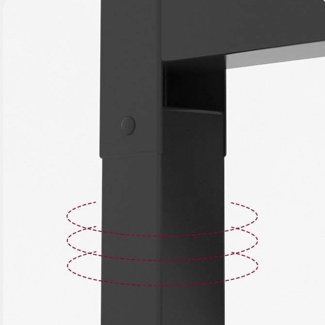 Bureau de bureau contemporain rectangulaire 29,5 "h Herbe pour chambre à coucher