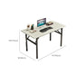 Contemporary Folding Parsons Base Writing Desk Home Office Desk,29.5" H Clearhalo 'furn' 'furn_office_desk' 'Furniture' 'Office Desks' 'Office Furniture' 'office_desk' 7665845