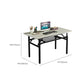 Contemporary Folding Parsons Base Writing Desk Home Office Desk,29.5" H Clearhalo 'furn' 'furn_office_desk' 'Furniture' 'Office Desks' 'Office Furniture' 'office_desk' 7665855