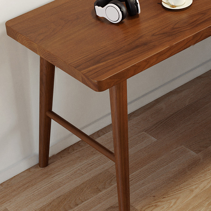 Modern Style Solid Wood Writing Desk L-Shape Office Table in Brown Clearhalo 'furn' 'furn_office_desk' 'Furniture' 'Office Desks' 'Office Furniture' 'office_desk' 7665865