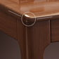 Modern Style Solid Wood Writing Desk Home Parsons Base Office Desk with Drawer Clearhalo 'furn' 'furn_office_desk' 'Furniture' 'Office Desks' 'Office Furniture' 'office_desk' 7665924