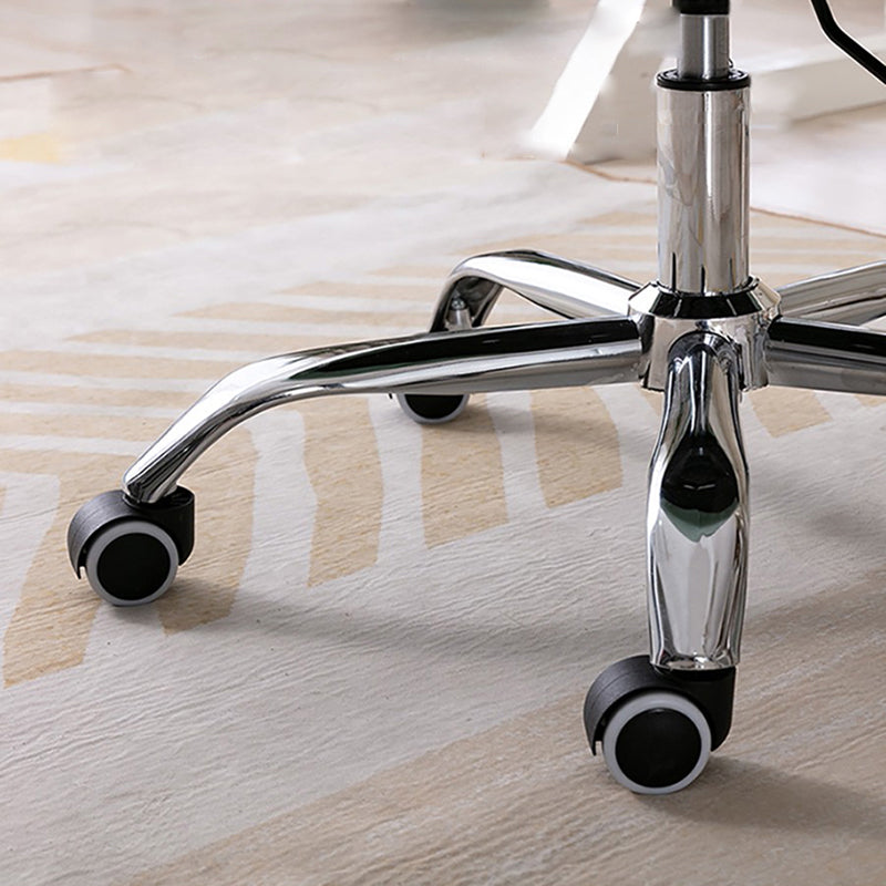 Armless Office Chair Distressing Ergonomic Desk Chair with Wheels Clearhalo 'furn' 'furn_office_chair' 'Furniture' 'Office Chairs' 'Office Furniture' 'office_chair' 7666095