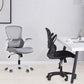 Modern Office Chair Padded Arms Tilt Mechanism No Distressing Ergonomic Chair with Wheels